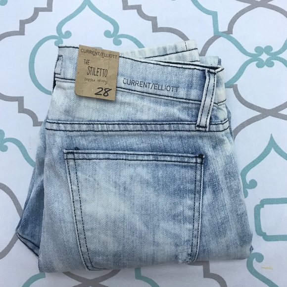 NEW!๐๐CURRENT/ELLIOTT! STILETTO!๐๐28 5/6 27.5โ - Picture 8 of 8